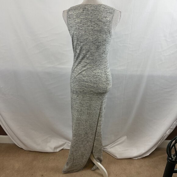 Joie Knit Maxi Dress S Gray Mottled Sleeveless - Picture 8 of 12